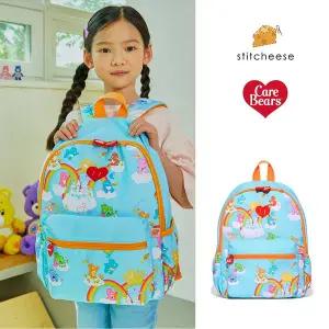 [키즈스퀘어](대구신세계)[케어베어X스티치즈] 클라우드 백팩 블루 ST1068 - 27x37x11(cm)