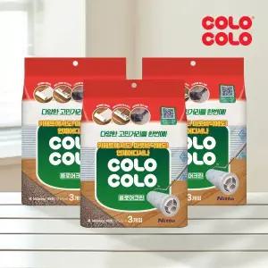 고로고로 마루용 돌돌이 롤 테이프 클리너 리필 3입X3개