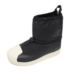 키즈 슈퍼스타 360 C 주니어 아동 방한 겨울 패딩 부츠 블랙 ID9480