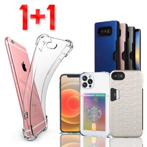 1개더) 에어캡슐 방탄 투명 젤리 / 카드 범퍼_M16 S24 FE S23 S22 S21 S20 FE S10 5G S9 울트라 플러스