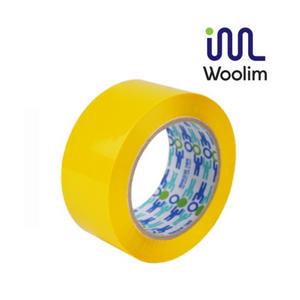 우림 중포장용 칼라 박스테이프 80m 40개 H40 노랑