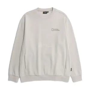 [내셔널지오그래픽]내셔널지오그래픽 N231USW810 어반 로고 맨투맨 티셔츠 OAK BEIGE