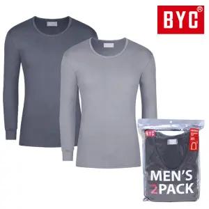 BYC 에어메리남상의_2매입/순면남성내복내의