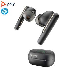 폴리 보이저 프리 60+ UC 블랙 블루투스 이어폰 터치스크린 충전 케이스 7Y8H0AA