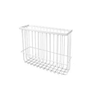 깊은 벽걸이철망바스켓 공중부양 좁은 철제슬림바구니 주방행잉수납