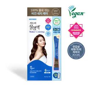 김혜수 씨드비 프리미엄 물염색 미디엄 브라운 3+3 리필 206740