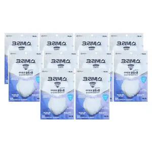 [크리넥스] 라이트핏 슬림앤쿨 새부리형 비말차단 KF-AD 마스크 대형 흰색 3매입 x 10개