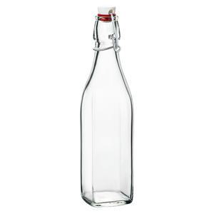 보르미올리 유리밀폐병 사각스윙 1000ml 유리보틀 와인병 참기름 보관용기