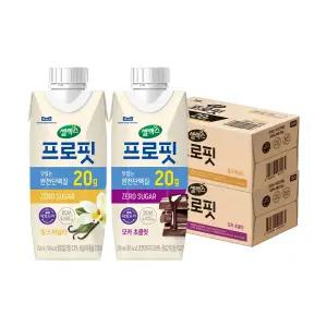 셀렉스 프로핏 밀크 바닐라, 250ml, 18개입, 1개 + 모카 초콜릿, 250ml, 18개입, 1개