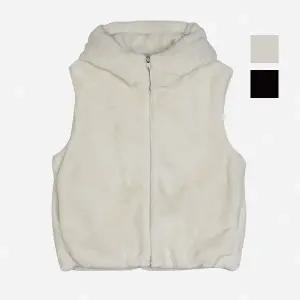 [롯데백화점]뱅뱅 여성 인조 밍크 퍼 후드 조끼 CEK501