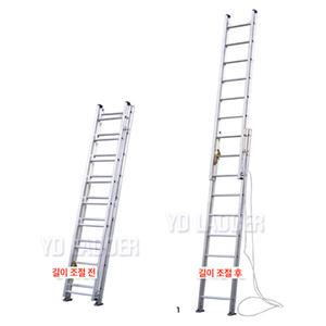 영도 알루미늄 로프형 2연식 사다리 6m