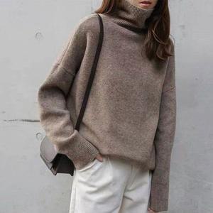 [기타]여자가을코디 여성 터틀넥 니트 티셔츠 겨울 목폴라 베이직