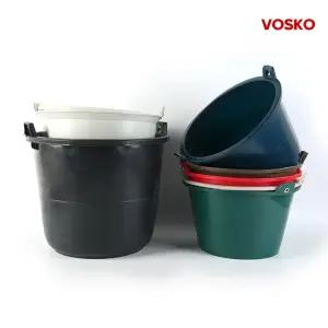 보스코 안깨지는 타이어 고무 바케스 대야 손잡이 고무통 물양동이 다라이 물통 바켓스