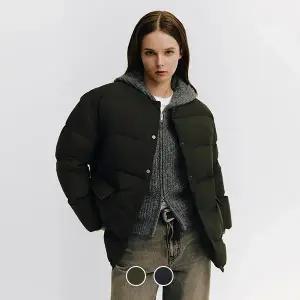 [지오다노] 374910 여 나일론 미드렝스 다운 자켓