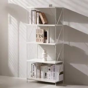 E0자재 스틸프레임 수납 선반장 5단 600