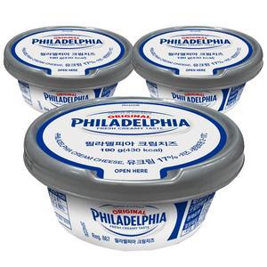 필라델피아 크림 치즈 190g x 3개