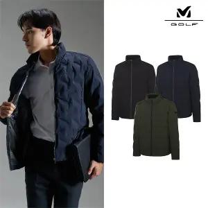 [밀레골프][밀레골프] 23FW 튜브 구스다운 경량자켓 남성 3컬러 택1