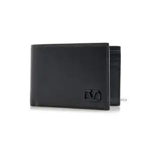 [롯데백화점]발렌티노 남성 V로고 반지갑 4Y2P0T56 ZQU 0NO