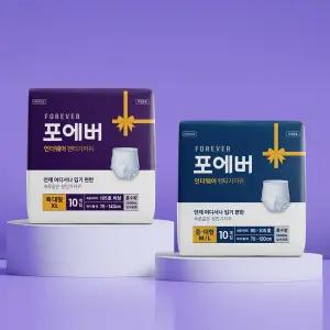 포에버 언더웨어 팬티형 기저귀 특대형 10매 4팩 (40매) 요실금 팬티기저귀