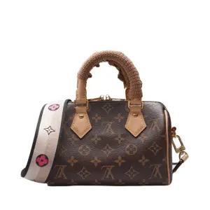 [중고명품] 베이지 모노그램 스피디 반둘리에 20 토트백