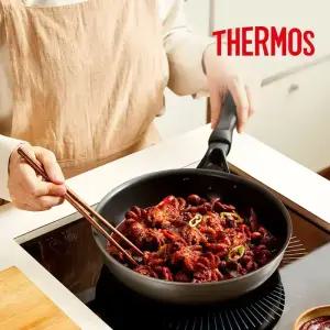 써모스 듀라코어 논스틱 프라이팬 24cm KFM-024K