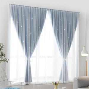 무타공 벨크로 커튼 거실 침실 펀칭 암막커튼 120x150