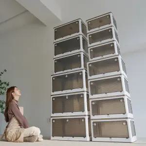 아이윤 접이식 대형 폴딩 리빙박스 옷 장난감 정리함 펜트리 수납함 다용도 정리함 116L