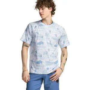 남성 패턴 반팔 루즈핏 래쉬가드 여름 수영복 티셔츠_F