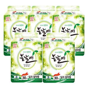 봄날애 소변패드 일자기저귀 절약형 30매입-5팩/성인용 속기저귀