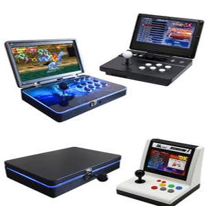 휴대용 오락기 접이식 2인용 오락실 조이스틱 게임기 추억의 가정용 레트로 철권 고전 오락