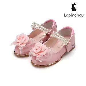 [트래드후스](대전신세계)[LAPINCHOU] 라팡슈 클레어 로즈 펄 스트랩 메리제인 라이트 핑크 페이턴트 키...