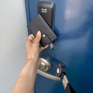 사원증 카드지갑 릴홀더 목걸이 케이스 블랙