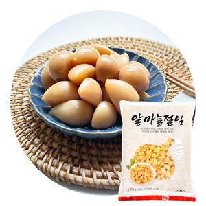 지케이푸드 알마늘 절임 4kg 짱아치 업소용 밑반찬 마늘 짱아찌