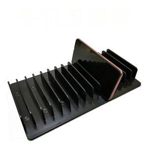 핸드폰거치대 태블릿 투명 다중 보관대 반납 충전기 스마트폰 정리함 정리대 11칸 논슬립