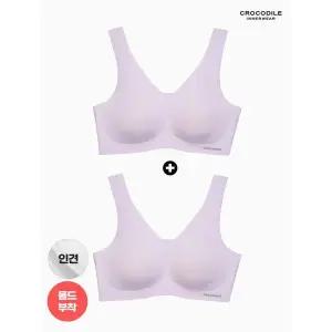 [하프클럽/ 이너웨어]라이크라 인견쉘론 몰드부착 V넥 브라 1 1 CDWBR5N31_2