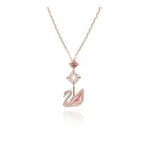 [스와로브스키] 여성 다즐링 핑크스완 쥬얼리 목걸이(R1)(5473024)