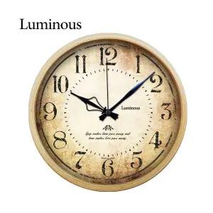 국산 루미너스 빈티지 원목 벽시계 WD3E5A2