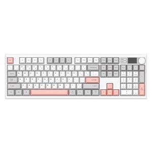 앱코 AS104 오피스네비게이터 유무선 기계식 핑크그레이 (딥 사운드축)