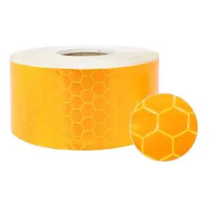 고휘도 벌집무늬 야간근로자 반사테이프 노랑 보호복