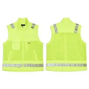 배색반사띠 메쉬 베스트 작업조끼 산업용품 워크웨어