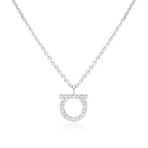 [페라가모] 여성 라지 간치니 크리스탈 목걸이(76 0132 0696657)