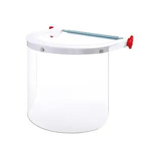 근로자 안면보호구 작업면 보안면 안전모부착형 자재