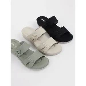 [하프클럽/]빅사이즈 버클 슬리퍼 4cm