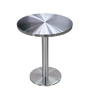 원형 스테인레스 사각 탁자 60X72CM 보조 정사각형 다크그레이 식당 매장 소형