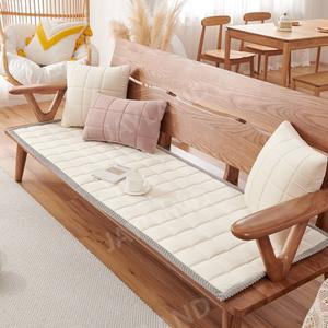 소파토퍼 소파패드 돌소파 밴치 패드 좌석 시트 빅체크 60 극세사 덮개 탄성 긴의자