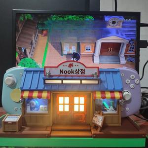 동숲에디션 버전 모동숲 8종 피규어 세트 동물의 디펜서 사이다 거치대 스위치거치대