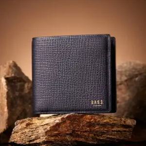 닥스 액세서리 25FW [중지갑][SOFT CLASSIC][소프트클래식] 블랙 소프트 이태리 수입 소가죽 미니중지갑 D