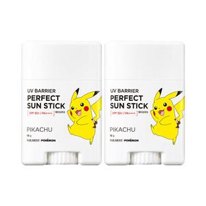 온더바디 벨먼 포켓몬 UV 선스틱19 피카츄 2개 발림성