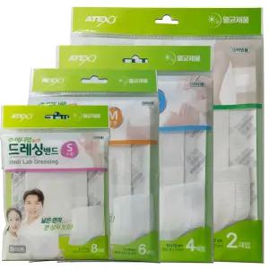 아텍스 뉴 메디랩 드레싱 밴드 3개/멸균제품 화이트 소형S 중형M 대형L 특대형XL 상처
