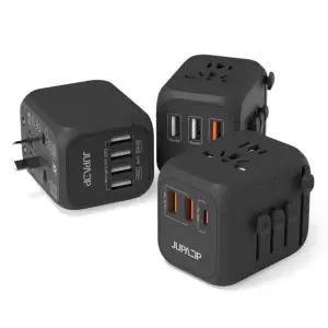 주파집 여행용 초고속 멀티어댑터 PD30W 1포트 usb2포트 JU-AD300 224034